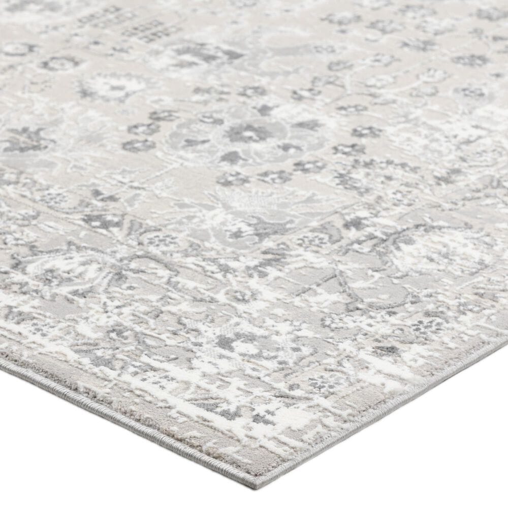 Dalyn Rug Company Rhodes Oriental 3&#39;2&quot; x 5&#39;1&quot; Silver Area Rug, , large