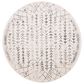 Safavieh Tulum TUL262A 6"7" Round Ivory and Grey Area Rug, , large