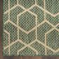 Nourison Horizon HOZ01 Green 3" x 5" Indoor/Outdoor Area Rug, , large