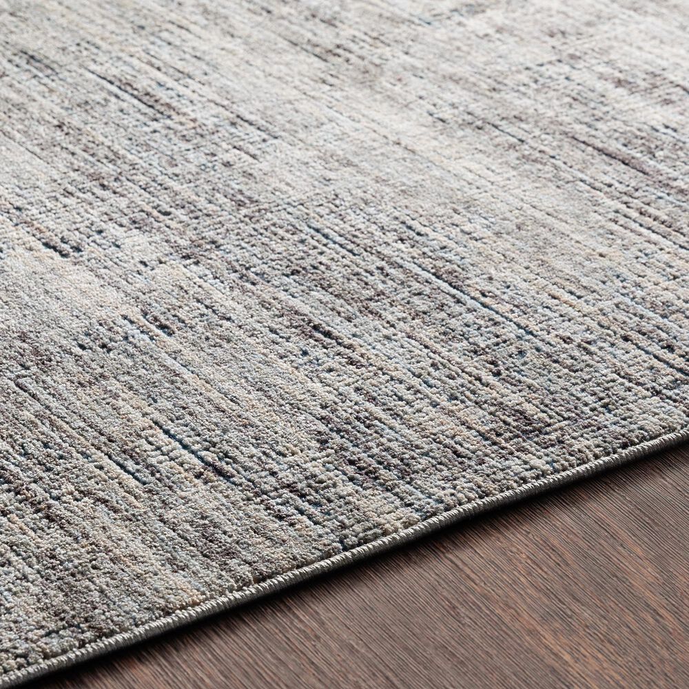 Surya Presidential PDT-2308 7&#39;9&quot; x 10&#39;3&quot; Gray, Charcoal and Blue Area Rug, , large
