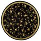 Safavieh Lyndhurst 5"3" Round Black and Green Area Rug, , large