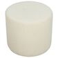 Lifestyle Solutions Garrett Round Ottoman in Snow, , large