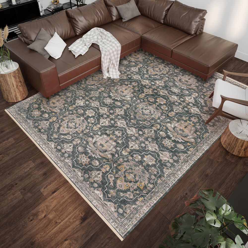 Dalyn Rug Company Marbella 9&#39; x 13&#39; Charcoal Area Rug, , large
