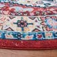 Safavieh Riviera RIV157 6"7" Round Red and Blue Area Rug, , large