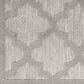 Nourison Easy Care 2" x 4" Silver Grey Indoor/Outdoor Area Rug, , large