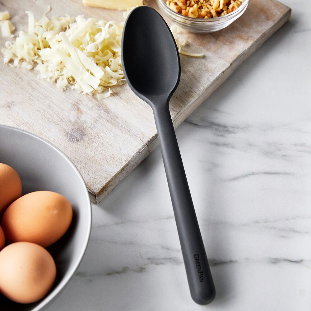 Green Pan Platinum Silicone Ultimate Spoon in Charcoal Grey, , large