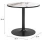 Zuo Modern Batu 35" Round Dining Table in Gray, Black and White - Table Only, , large