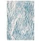 Safavieh Aria 3" x 5" Cream and Teal Area Rug, , large