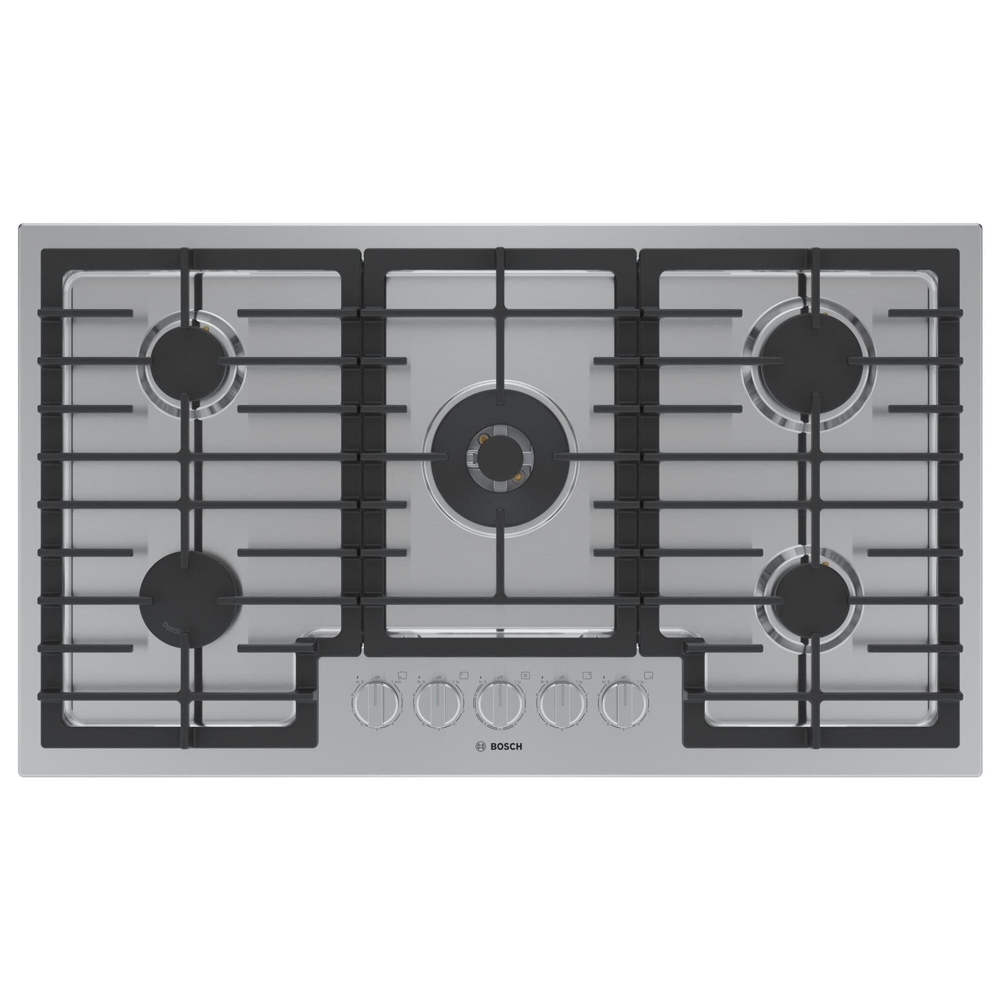 Bosch 800 Series 2 Piece Kitchen Package with 30 Double Speed Combination Oven 36 Gas Cooktop and in Stainless Steel