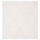 Safavieh Bermuda 8" Square Cream and Beige Indoor/Outdoor Area Performance Rug, , large