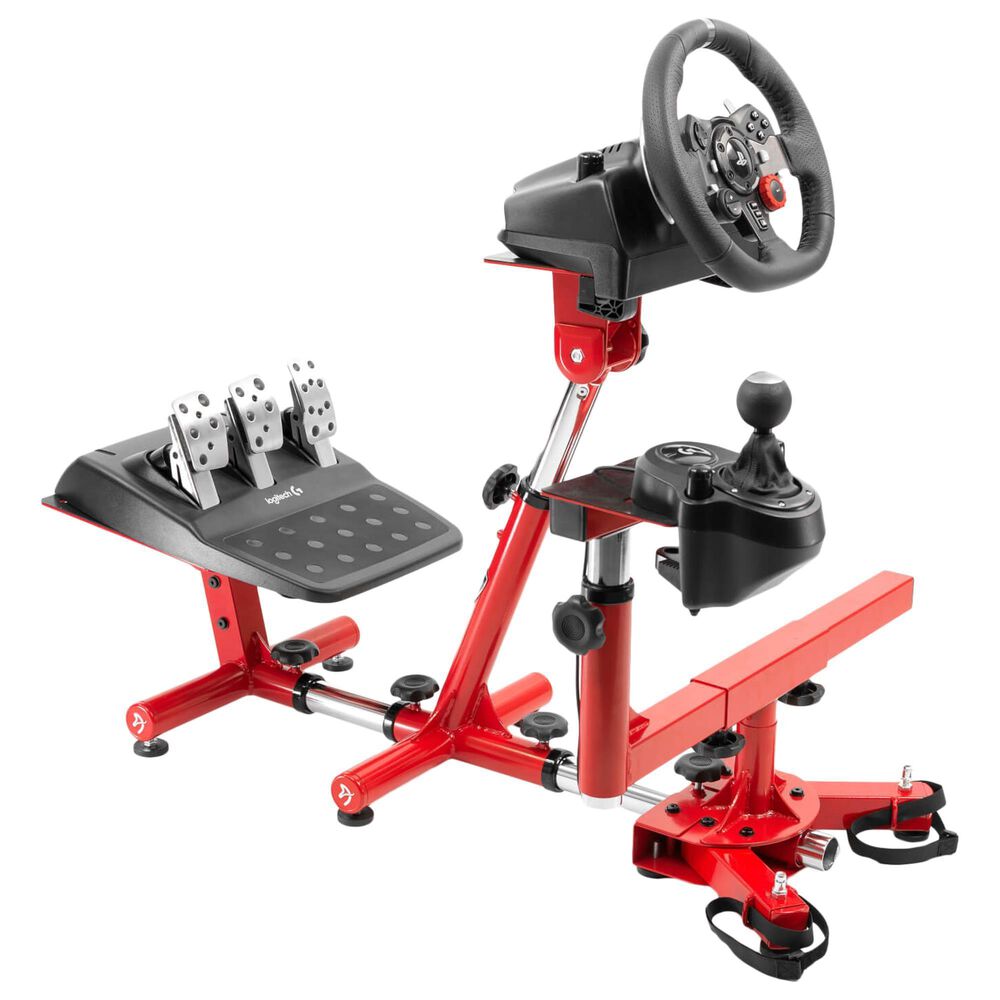 Arozzi Velocita Universal Racing Simulator Stand, Compatible with Most Simulator Setups, Collapsible, Portable - Red, , large
