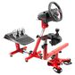 Arozzi Velocita Universal Racing Simulator Stand, Compatible with Most Simulator Setups, Collapsible, Portable - Red, , large