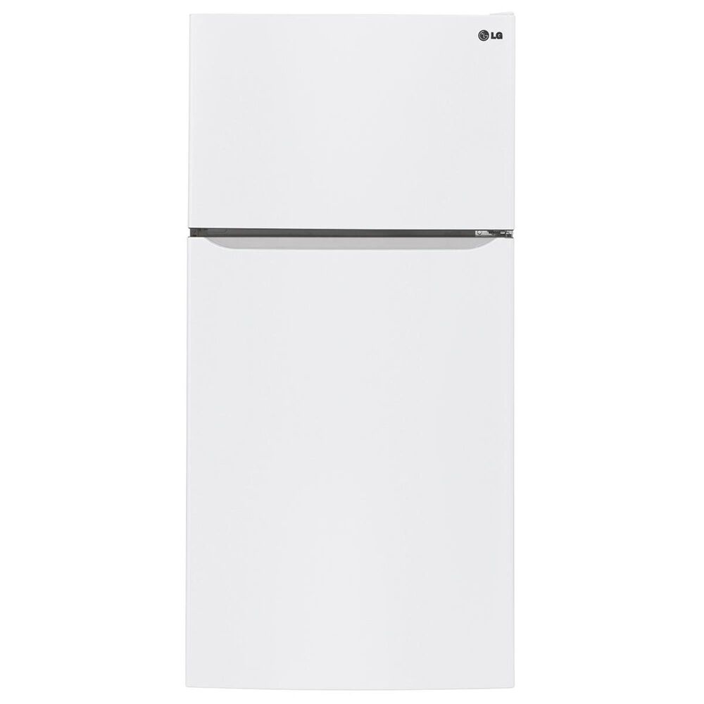 LG 24 Cu. Ft. Top Freezer Refrigerator, White, large