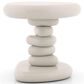 Furniture of America Rene Glossy End Table in Cream, , large