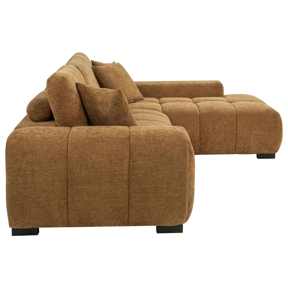37B Octavia 2-Piece Stationary Right Facing Sectional with Chaise in Amber, , large
