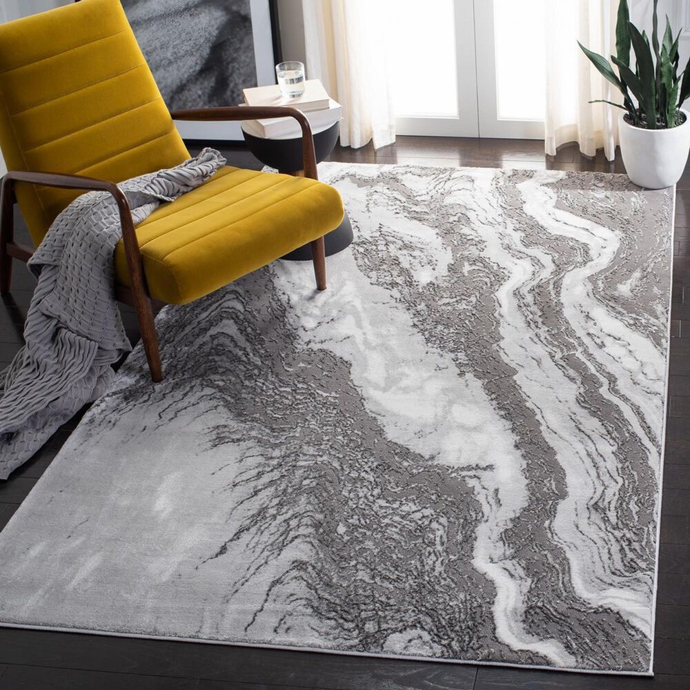 Safavieh Craft CFT844F 4&#39; x 6&#39; Light Grey and Grey Area Rug, , large