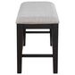 Steve Silver Halle 6-Piece Counter Height Dining Set in Ebony and Honey, , large