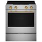 KitchenAid 5.3 Cu. Ft. Smart Slide-in Electric Range in Fingerprint Resistant Stainless Steel, , large