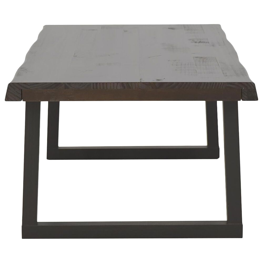 Steve Silver Jennings Cocktail Table in Distressed Cherry and Ebony, , large