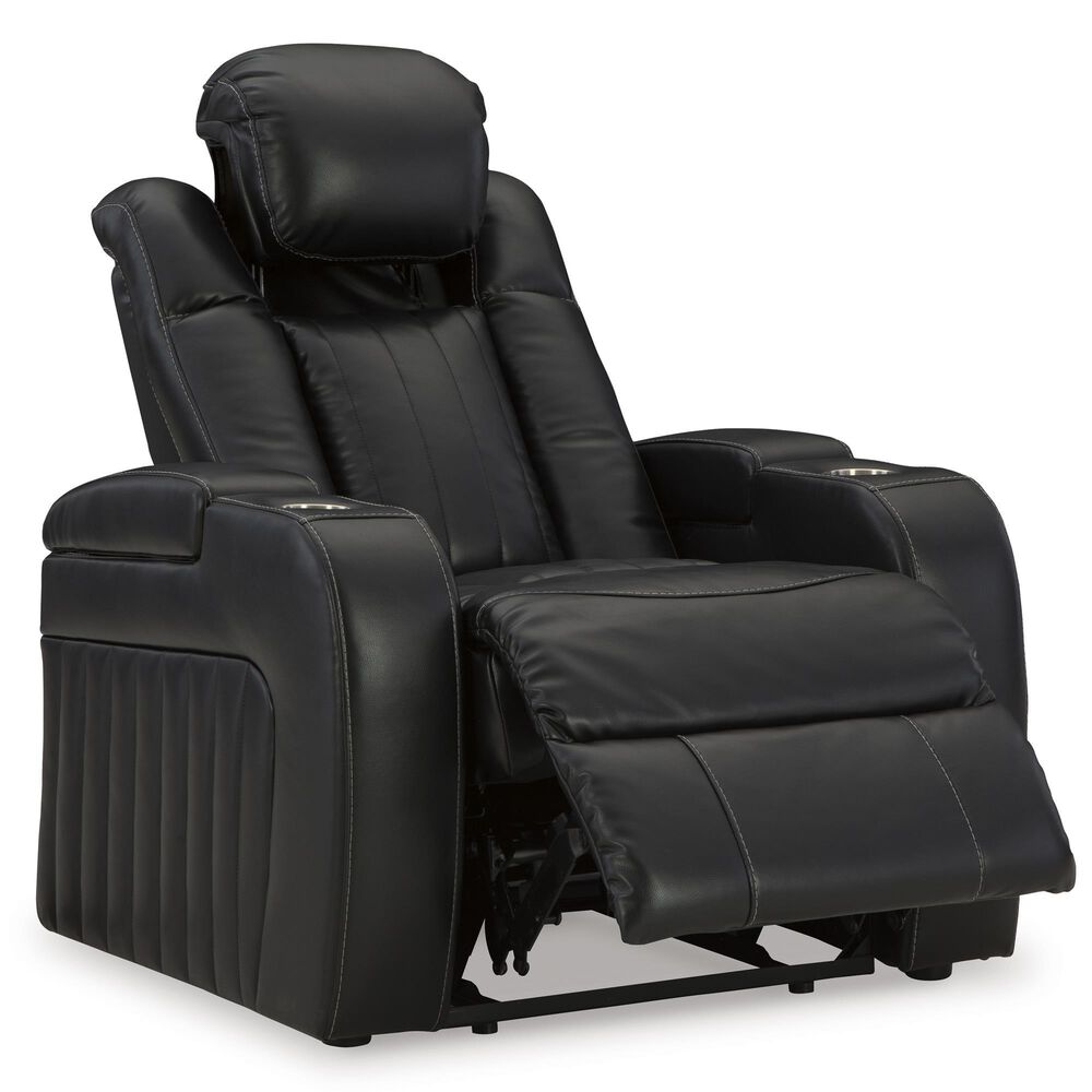 Ashley Caveman Den Power Recliner in Midnight, , large