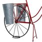 Maple and Jade Vintage Plantstand in Red and Silver, , large