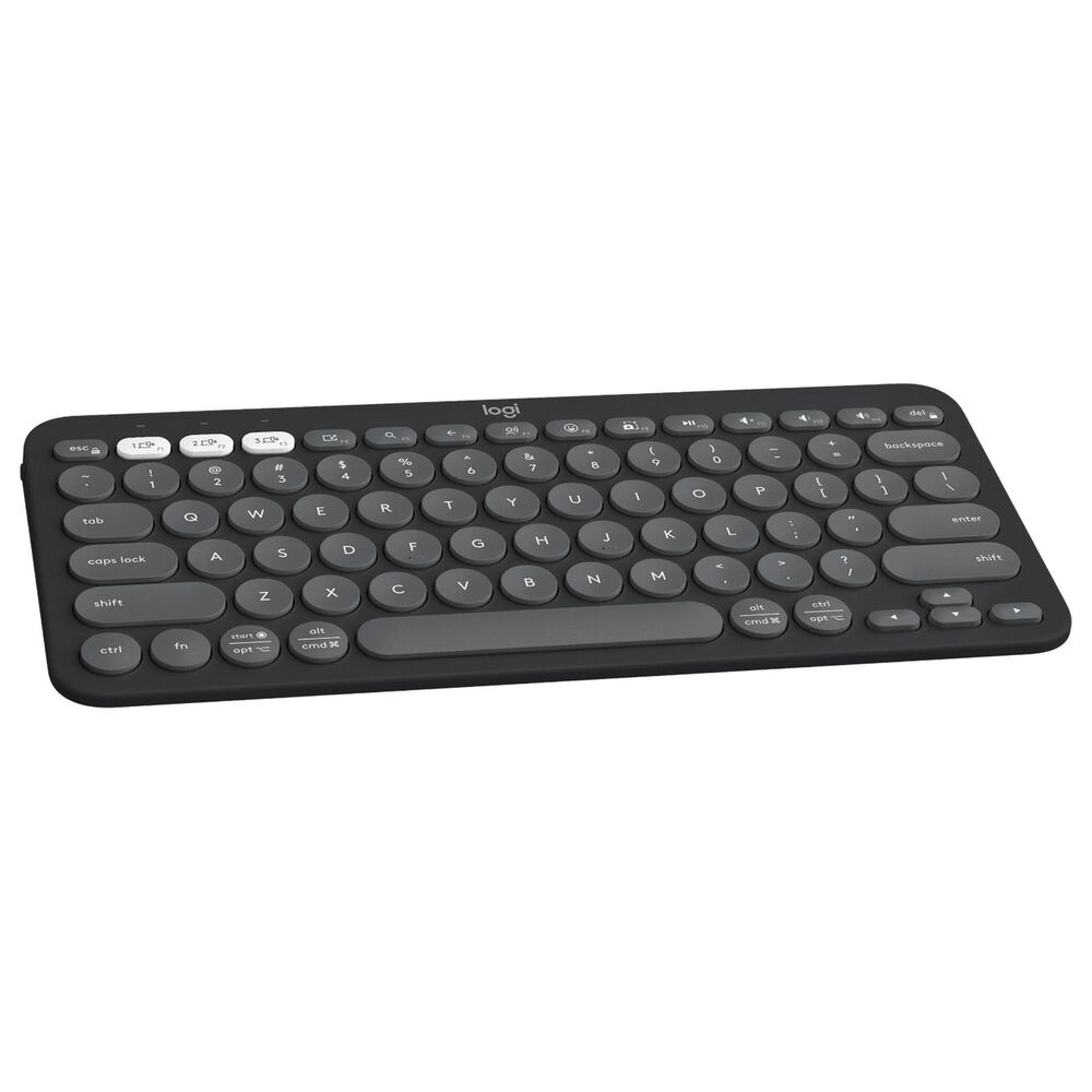 Logitech Pebble Keys 2 K380s Bluetooth Keyboard in Tonal Graphite, , large