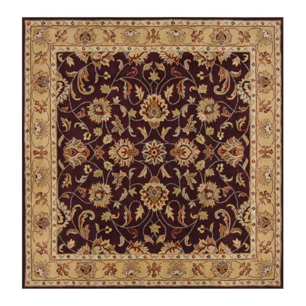 Surya Caesar CAE-1024 6" Square Brown, Sage and Red Area Rugs, , large