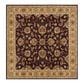 Surya Caesar CAE-1024 6" Square Brown, Sage and Red Area Rugs, , large