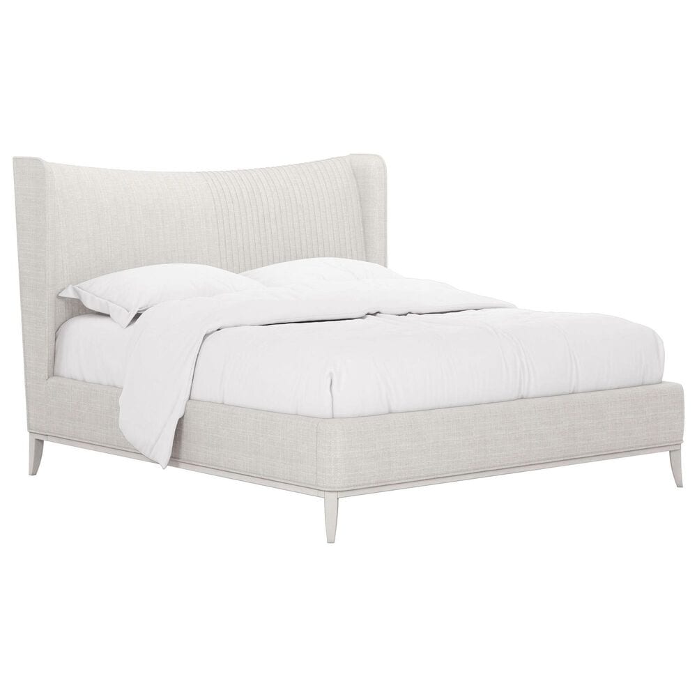 Vantage Mezzanine King Upholstered Shelter Bed in Dove Gray, , large