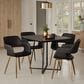 LumiSource Cosmo Square Dinette Table in Black - Table Only, , large