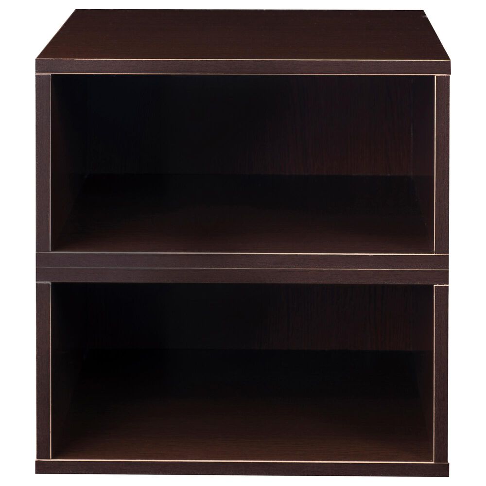 Regency Global Sourcing Niche Cubo 2-Piece Storage Cube Set in Truffle Brown, , large
