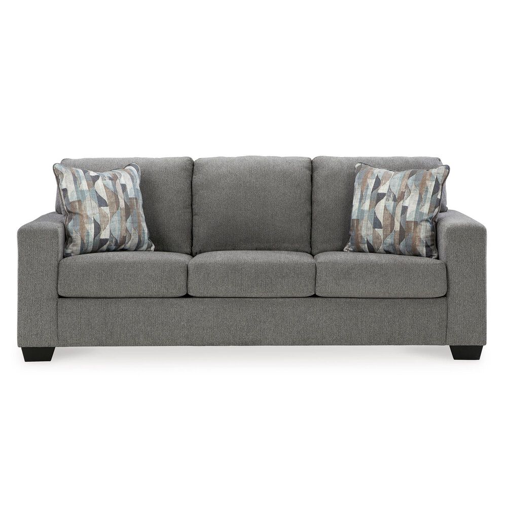 Ashley Deltona Stationary Sofa in Graphite, , large
