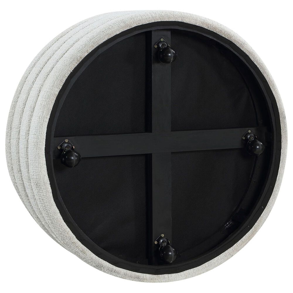 Crystal City Florence Nesting Cocktail Table with Castered Ottoman in Sand, , large