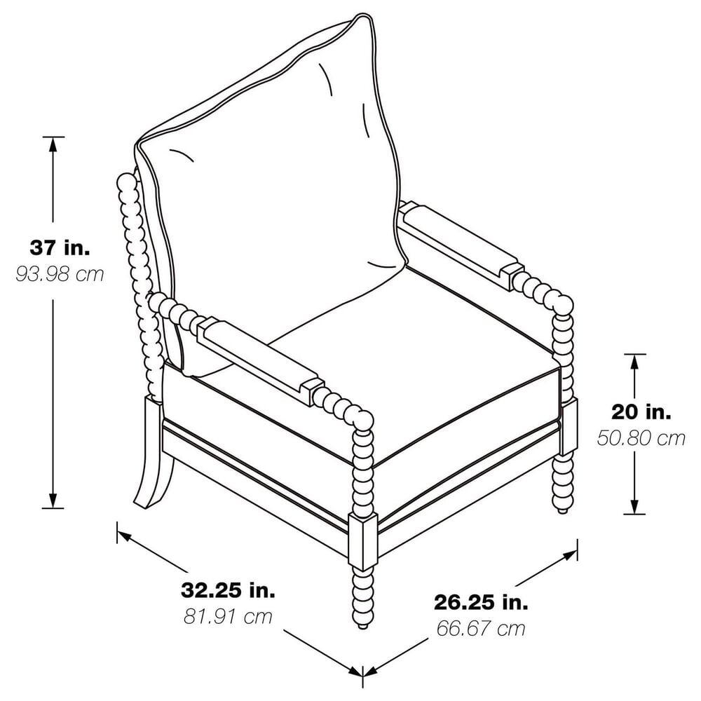 Valor Living Abbott Accent Chair in Graphite, , large