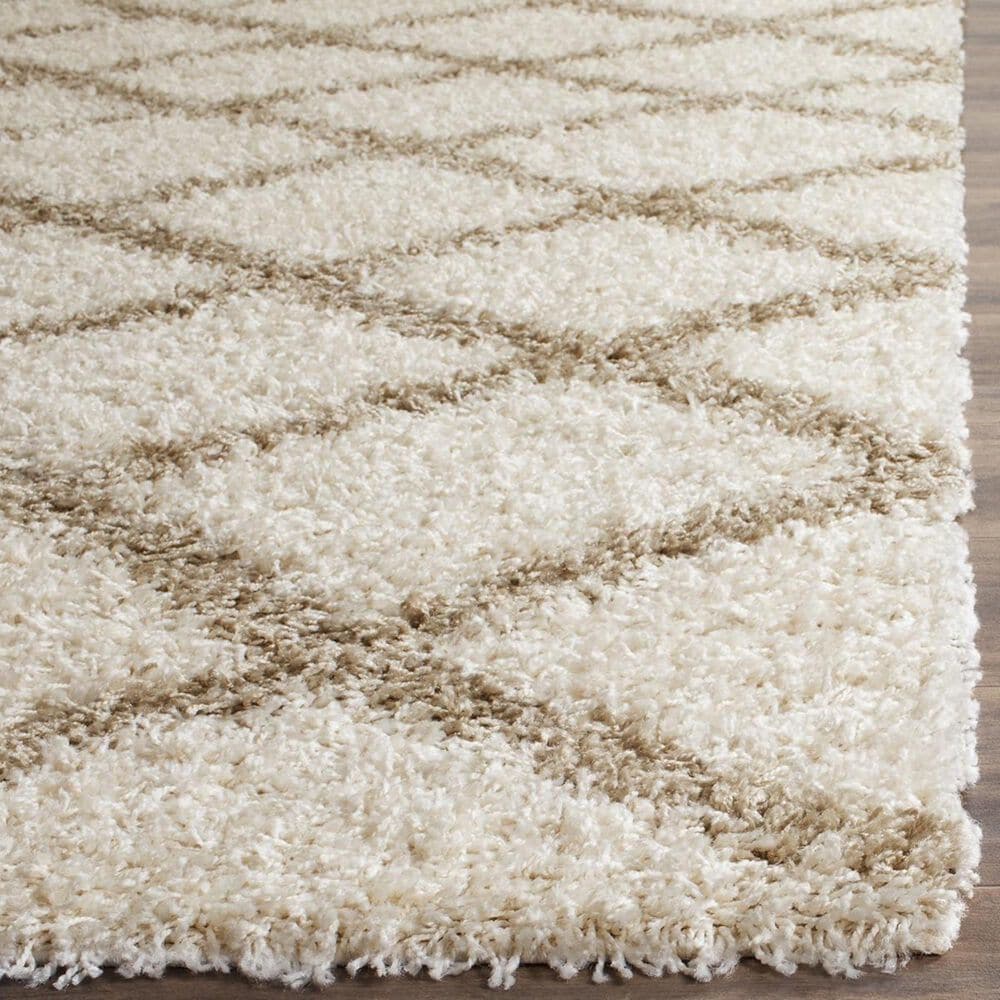 Safavieh Dallas Shag SGD258B-210 2&#39;3&quot; x 10&#39; Ivory/Beige Runner, , large