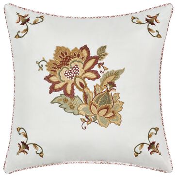 J. Queen New York Janessa 16" Square Throw Pillow in Spice, Coral and Gold, , large
