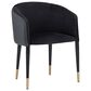 37B Asher Dining Chair in Black and Gold, , large