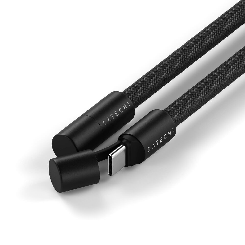 Satechi Onthego Crossbody USB-C Lanyard Cable in Black, , large