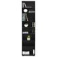 HOMLUX 8-Tier Multimedia Storage Tower with Adjustable Shelves in Espresso, , large