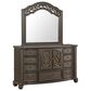 Mayberry Hill Brunswick 5-Piece King Panel Bedroom Set in Mahogany, , large