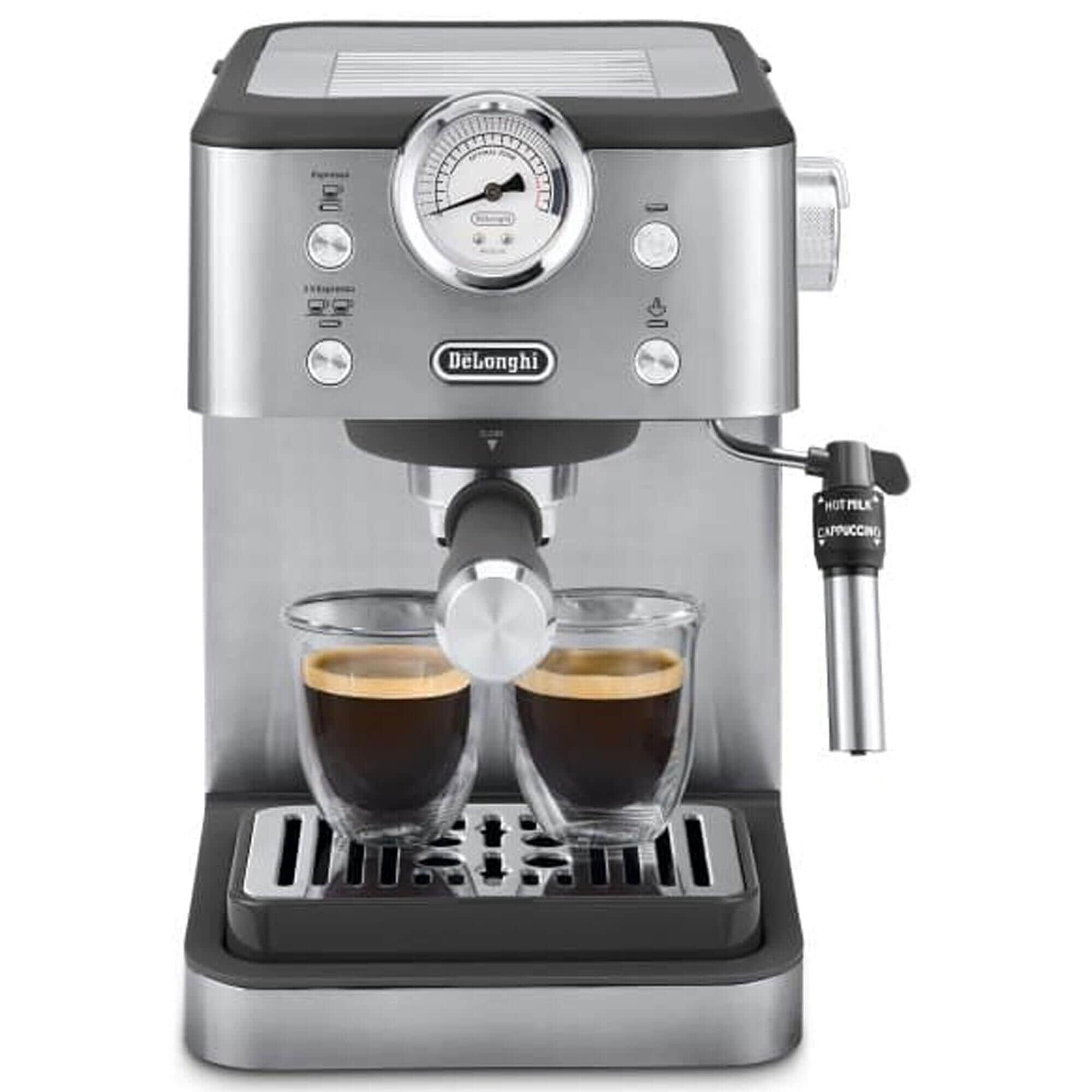 DeLonghi Classic 57 Oz Espresso Machine in Metal