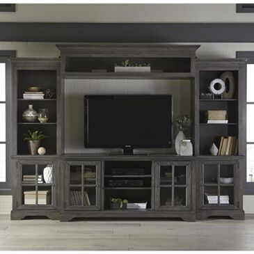 at HOME Dilworth 4-Piece 66" Entertainment Center in Storm Gray, , large