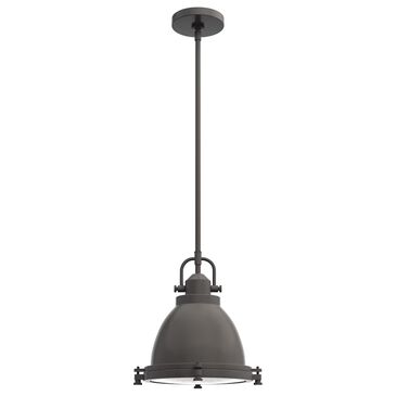 Hunter Bridgemoor 1-Light Pendant in Noble Bronze, , large