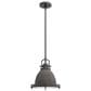 Hunter Bridgemoor 1-Light Pendant in Noble Bronze, , large