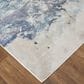 Feizy Astra 1"8" x 2"10" Gray and Navy Runner, , large