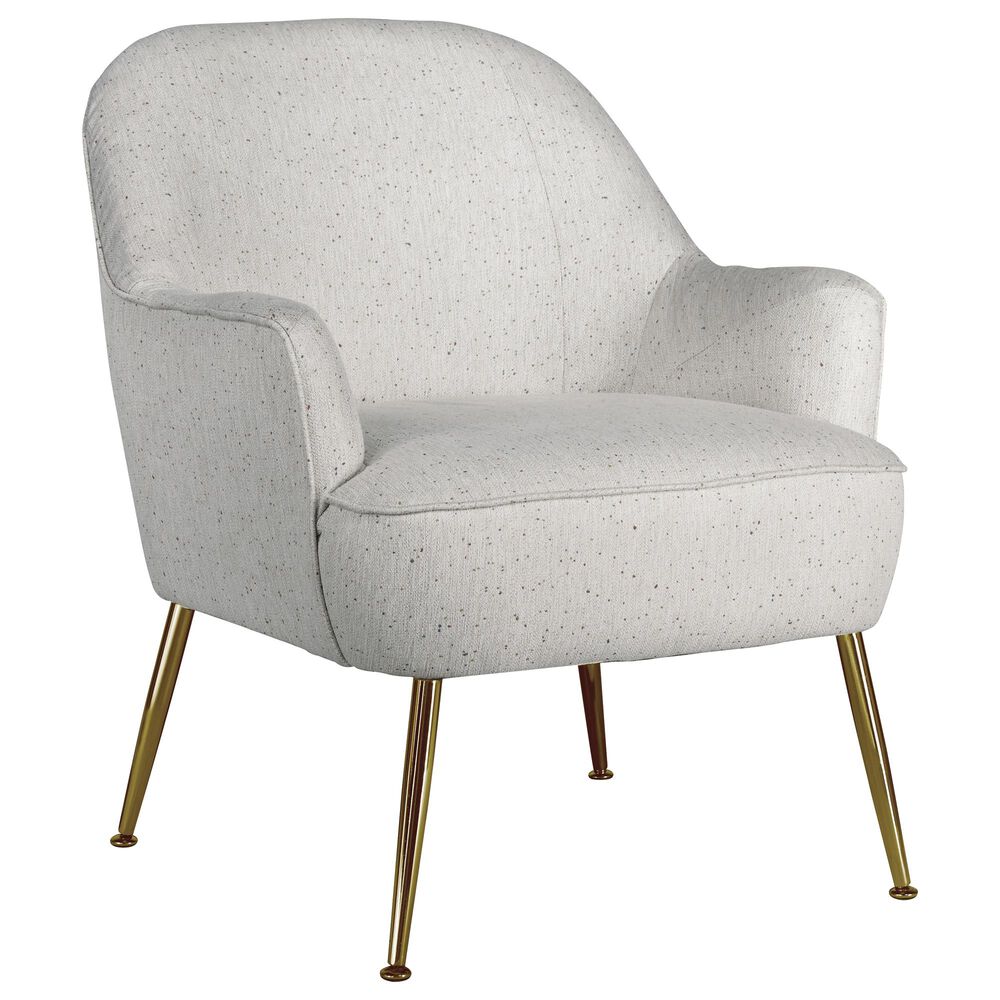 Signature Design by Ashley Genessee Accent Chair in Beige and Multi Color Speckled, , large