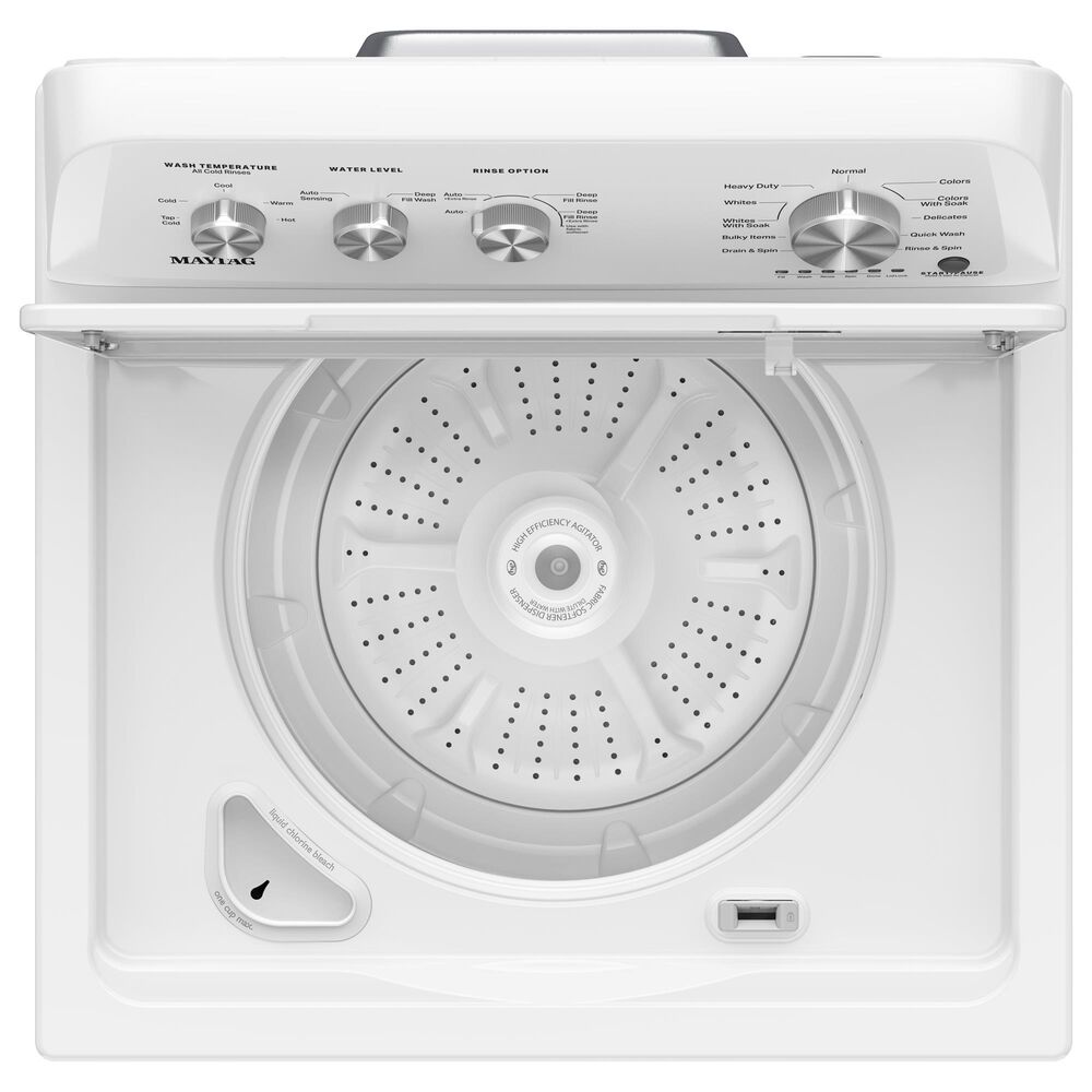 Maytag 3.8 Cu. Ft. Top Load Washer with Deep Fill in White, , large
