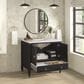 James Martin Vanities Myrrin 36" Vanity in Carbon Oak with 3 cm Arctic Fall Solid Surface Top, , large