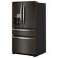Whirlpool 24.5 Cu. Ft. French Door Refrigerator in Black Stainless Steel, , large