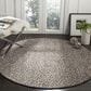 Safavieh Marbella 6" Round Dark Grey and Light Grey Area Rug, , large